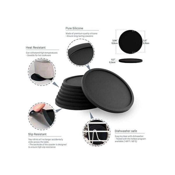 Posavasos Parten USA Negro_6