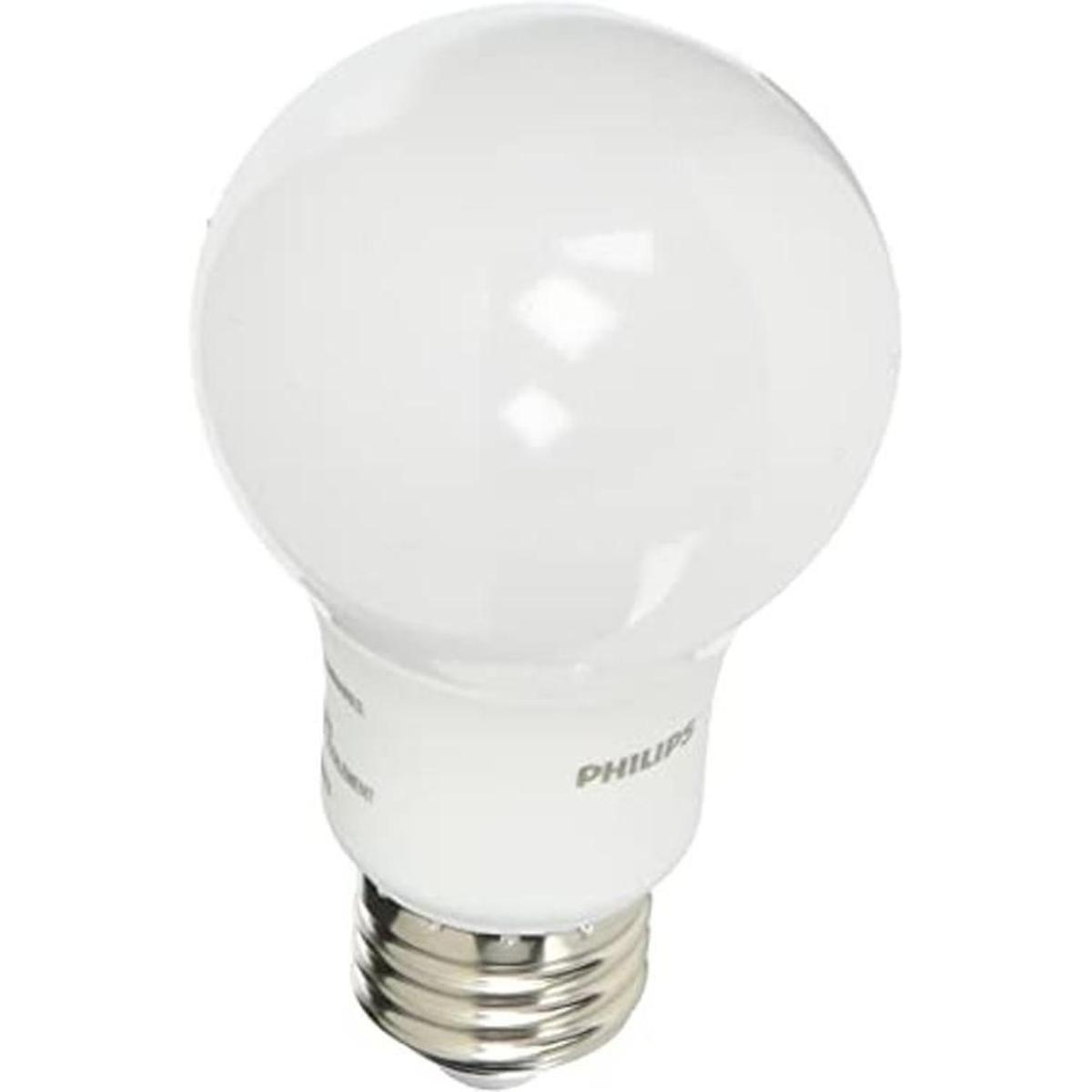 Bombilla de luz Philips equivalente a 60W A19 LED 1