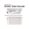 Montaje Lateral para baño Kohler con activador de