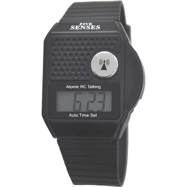 Reloj atómico inglés fácil de usar para personas mayores_1