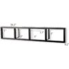 Modern Wall Mount Cd y DVD Media rack Storage metal_6