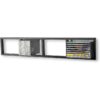 Modern Wall Mount Cd y DVD Media rack Storage metal_1