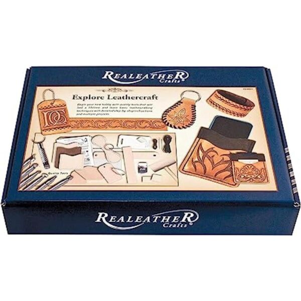 Realeather Explore Leathercraft Kit marrón