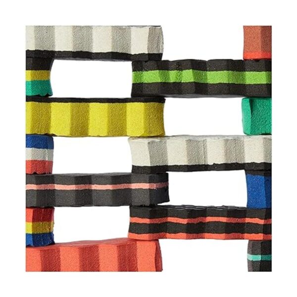 KALALOU Felpudo reciclado tamaño único multicolor_4