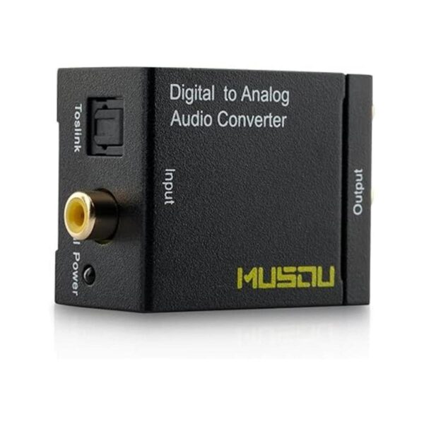 Musou Adaptador convertidor de audio digital óptico_5
