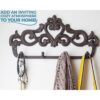 Comfify Perchero decorativo de hierro fundido para pared_2