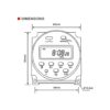 Baomain CN101A DC 12V 16A Amps LCD digital Power