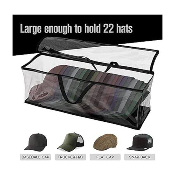 Houseables Bolsa de almacenamiento para gorra de béisbol_3