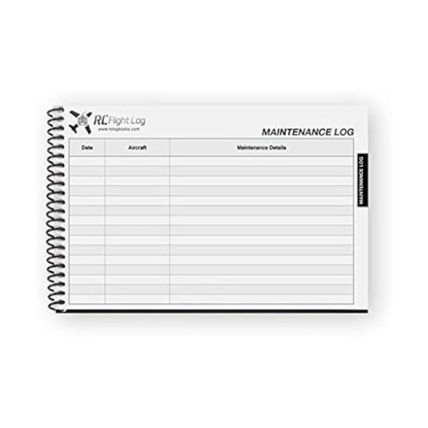 RC Flight Log Deluxe Edition Cuaderno de bitácora para