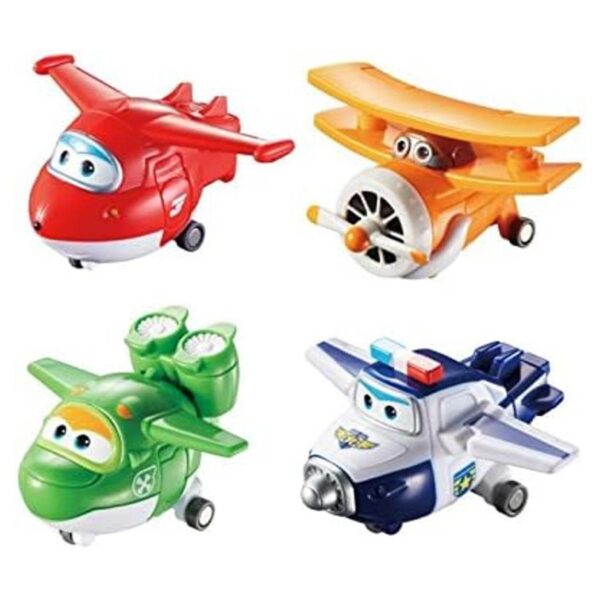 Paquete de 4 Super Wings TransformaBots Jett Grand_2