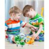 Super Wings Juguete de avión Donnie transformador de 5_6