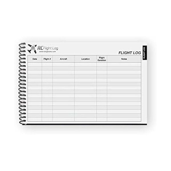 RC Flight Log Deluxe Edition Cuaderno de bitácora para