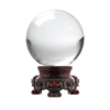 Amlong Crystal bola de cristal de 3 pulgadas 80