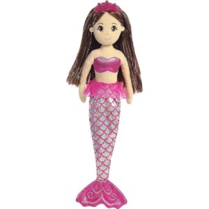 Sirena brillante de peluche Aurora Rubí_1