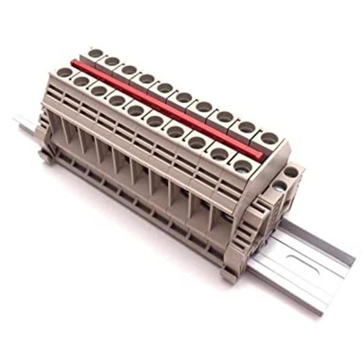 Dinkle DK10N Bloques de terminales de riel DIN 10