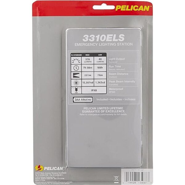 Pelican 3310ELS Linterna LED de emergencia con estuche_2