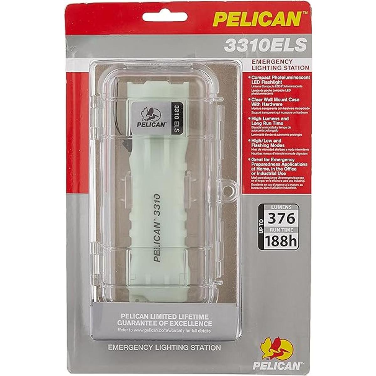 Pelican 3310ELS Linterna LED de emergencia con estuche