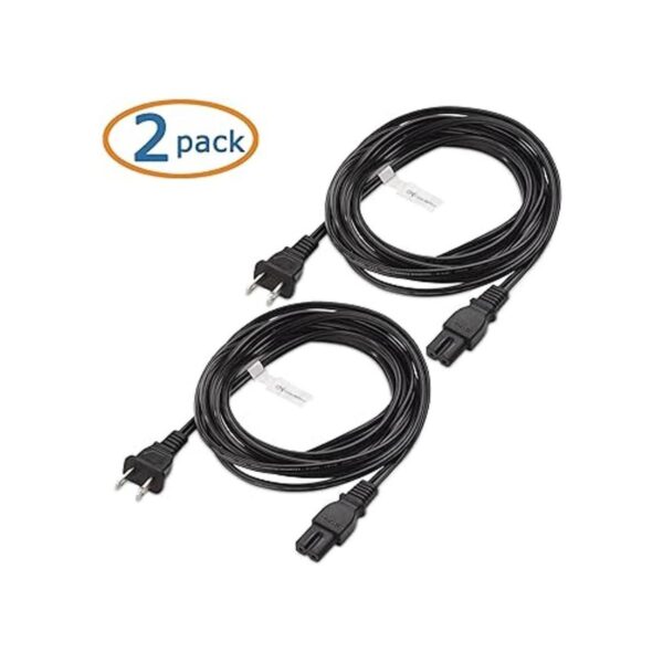 Cable Matters Paquete de 2 cables de alimentación Vizio TV_2
