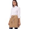 Chef Works Austin Half Bistro Apron Natural One Size_1