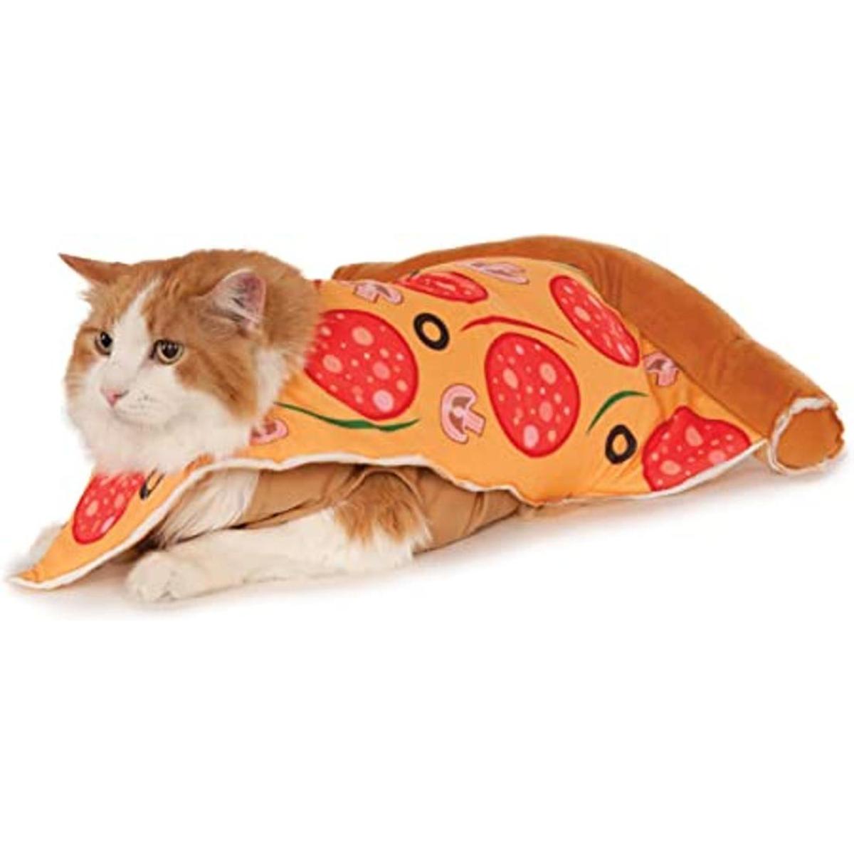 Disfraz de porción de pizza para mascotas de Rubies