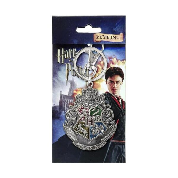 Harry Potter Hogwarts School Crest Llavero de peltre_1