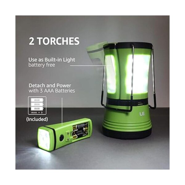 LE Linterna de camping LED recargable 600 lm linterna_2