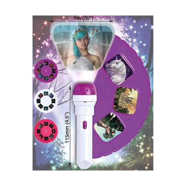 Brainstorm Toys Linterna y proyector de antorcha de hadas_3