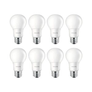 Philips LED Bombilla A19 esmerilada sin parpadeo no_1