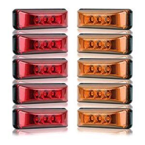 Partsam 10 luces LED de remolque de línea fina de 3.9_1