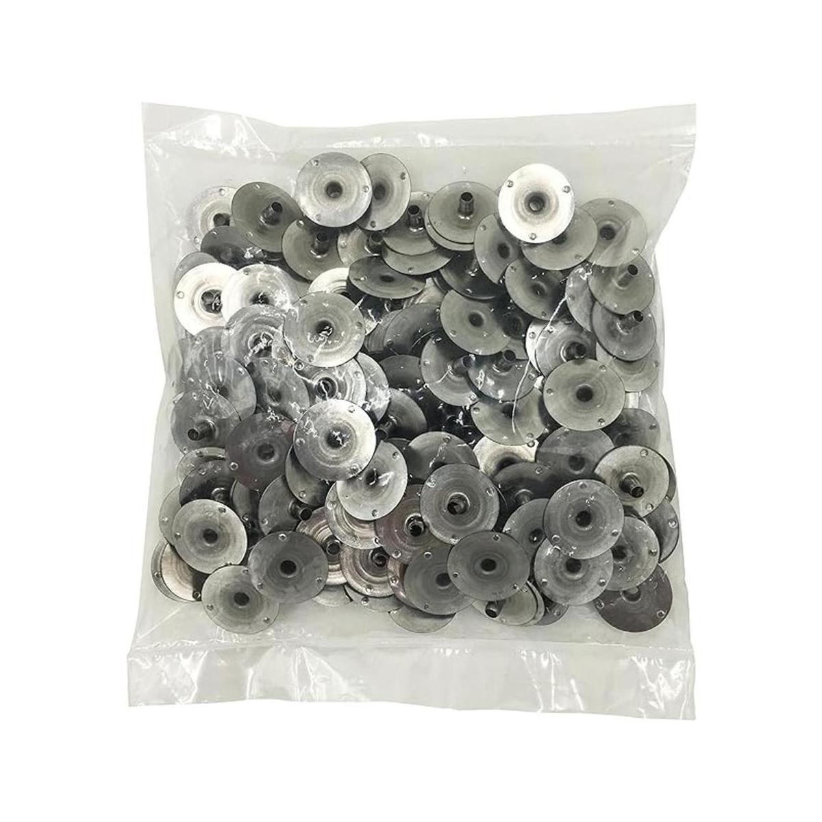 EricX Light 200 pestañas de metal para velas de 0.787 in