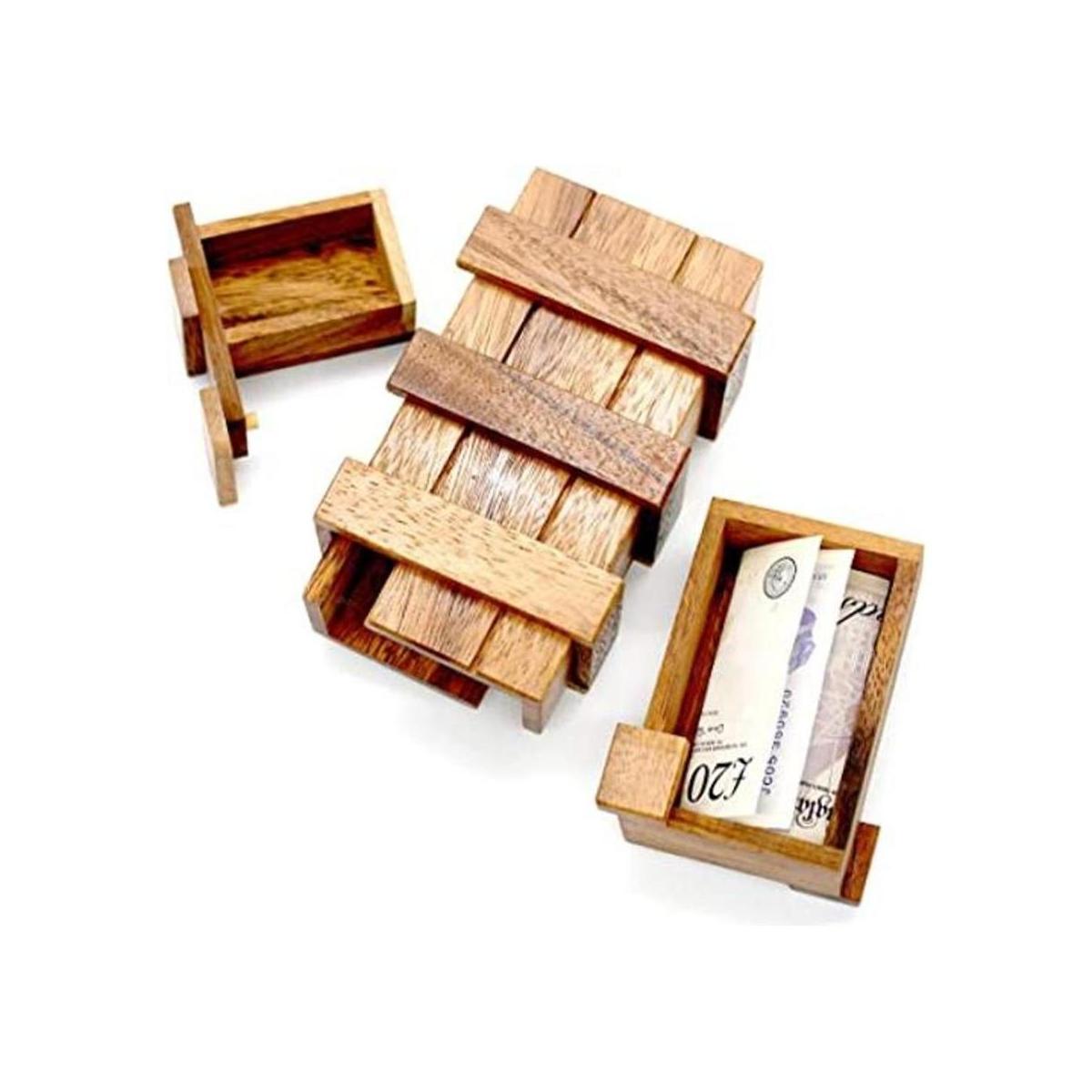 BSIRI Caja de rompecabezas secreto para adultos soportes