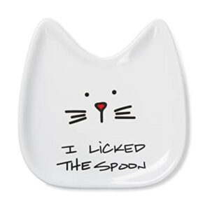 Pavilion Gift Company Blobby Cat plato apoya cucharas I_1