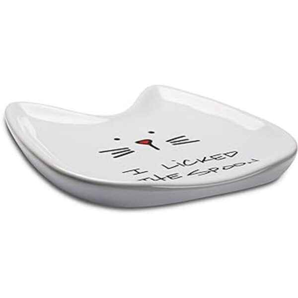 Pavilion Gift Company Blobby Cat plato apoya cucharas I_2