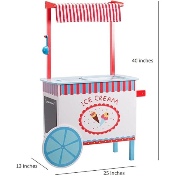 Carrito de helados por Svan construcción de madera real_2