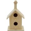 Creative Hobbies Mini 4 Inch Tall Birdhouse Set of 4