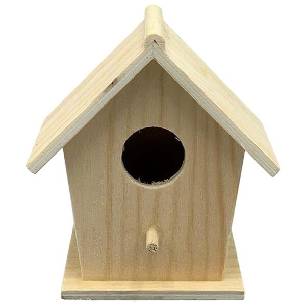 Creative Hobbies Mini 4 Inch Tall Birdhouse Set of 4
