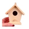 Creative Hobbies Mini 4 Inch Tall Birdhouse Set of 4