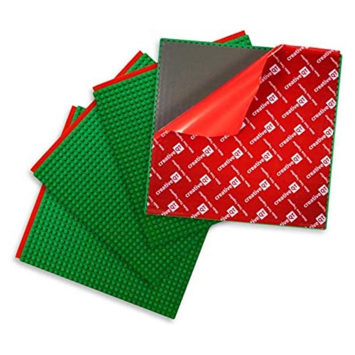 Creative QT Placas base autoadhesivas para ladrillos de