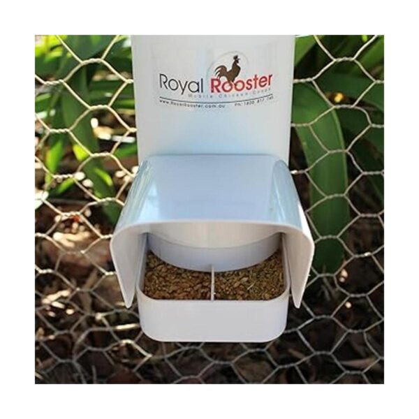 Royal Gallo Pato Comedero para aves con cubierta de