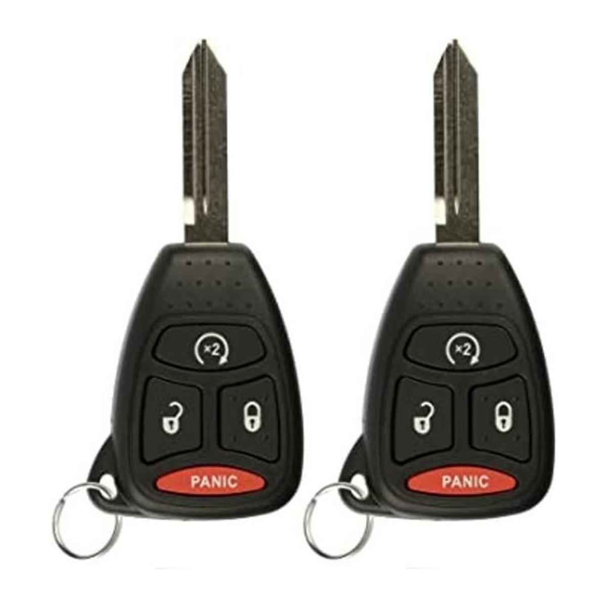 KeylessOption 2 llaveros de repuesto a control remoto para