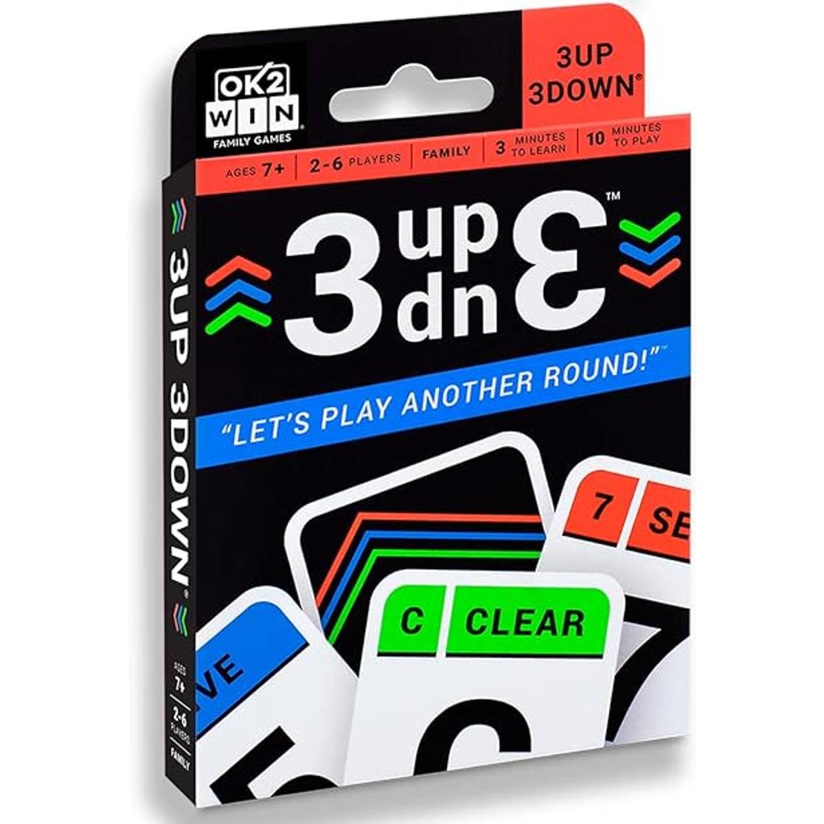 Juego de cartas de 3 hasta 3 abajo súper divertido para
