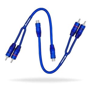 InstallGear Conector adaptador RCA Y de 1 pie blindado 1_1