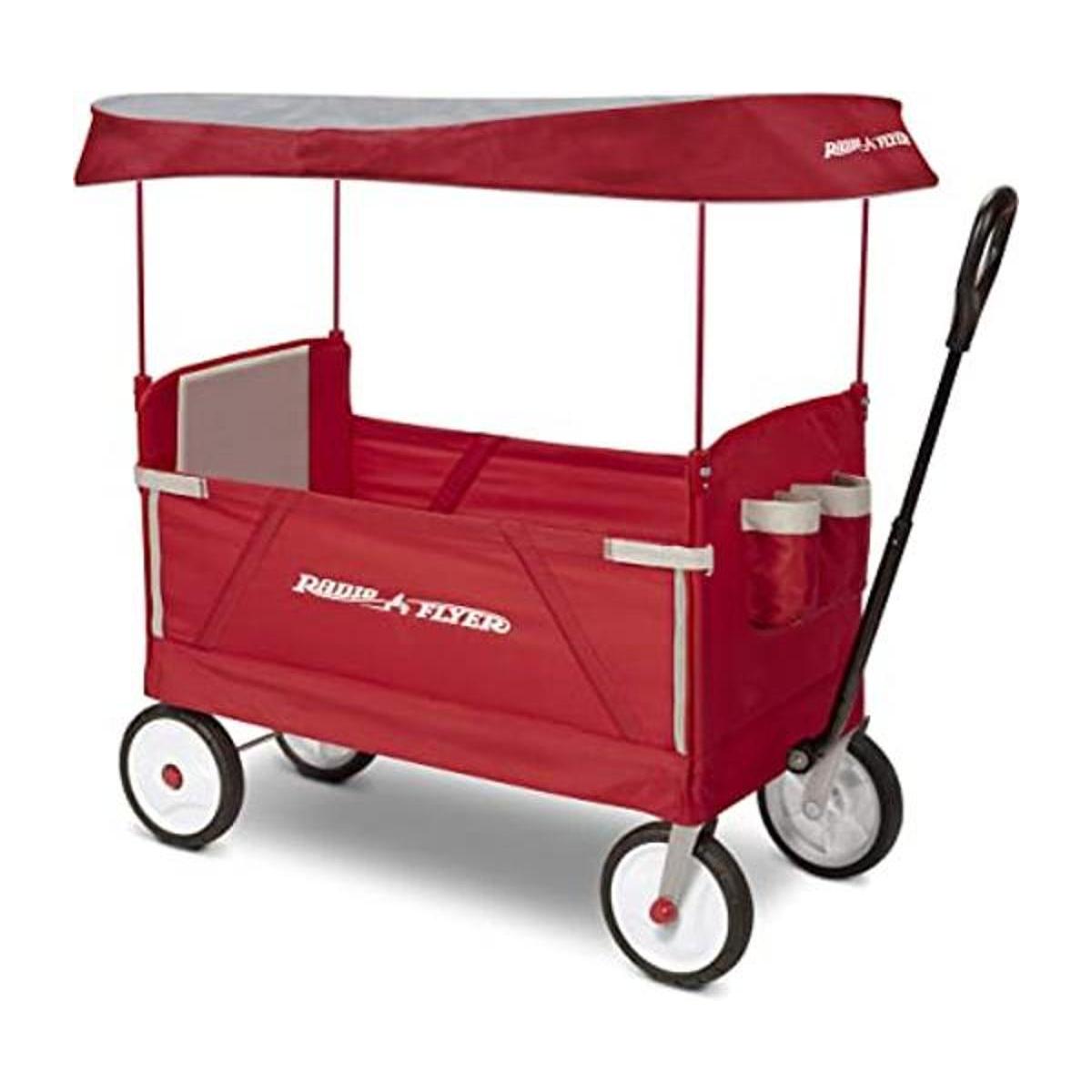 Carro 3 en 1 EZ Fold Radio Flyer Canopy Rojo