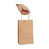 Juvale Bolsas de regalo pequeñas de papel kraft con asas