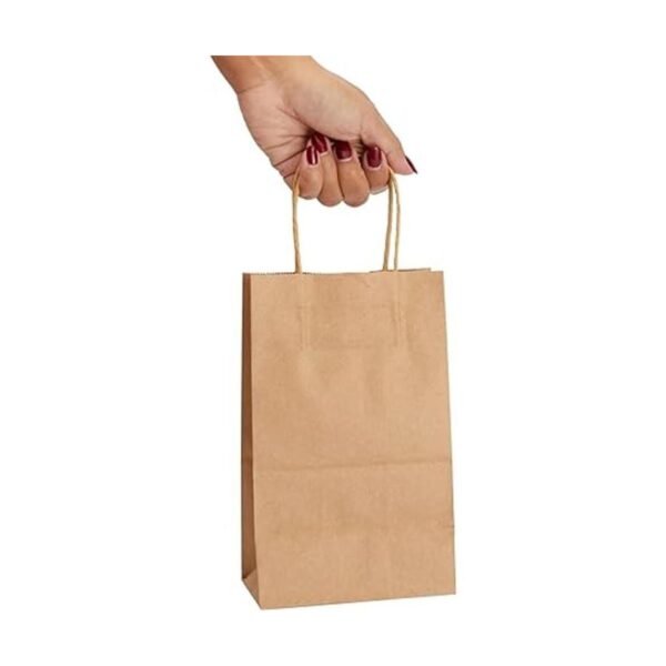 Juvale Bolsas de regalo pequeñas de papel kraft con asas