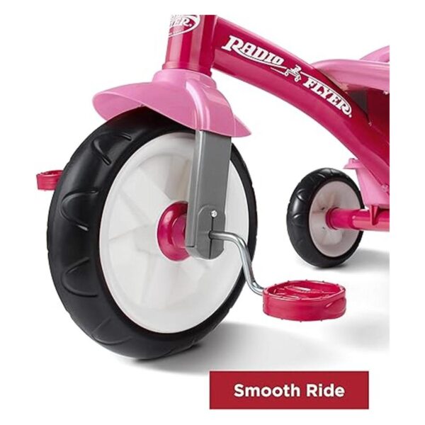 Triciclo para Andar de Radio Flyer Color Rosa_3