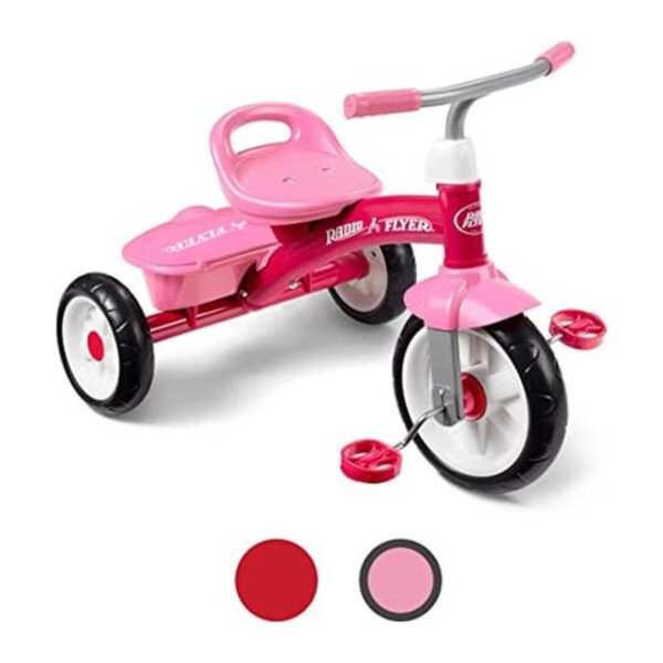 Triciclo para Andar de Radio Flyer Color Rosa_1