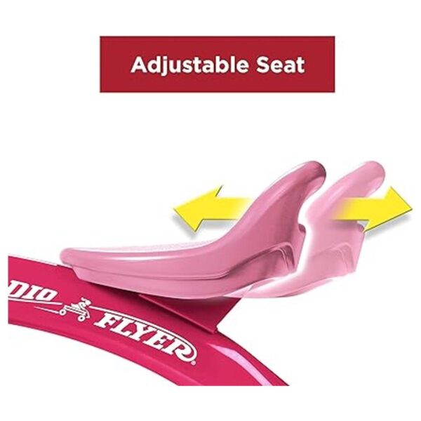 Triciclo para Andar de Radio Flyer Color Rosa_2