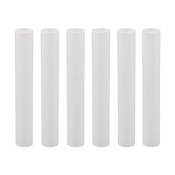 Creative Hobbies Set of 12 6 Inch Tall White Plastic_2