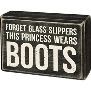 Primitives by Kathy Box SignPrincess Boots 4.5 x 3_1